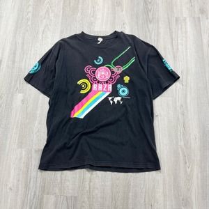 VINTAGE 90s RAZA Worldwide Shirt Size Extra Large XL Mens Black 1990s